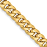 Gold (10K & 14K) Semi-Solid Miami Cuban Chain - 10k Yellow Gold / 18 in / 6.75 mm