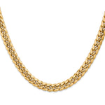 Gold (10K & 14K) Semi-Solid Miami Cuban Chain - 10k Yellow Gold / 20 in / 7.3 mm