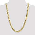 Gold (10K & 14K) Semi-Solid Miami Cuban Chain - 10k Yellow Gold / 26 in / 7.3 mm