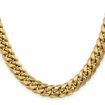 Gold (10K & 14K) Semi-Solid Miami Cuban Chain - 10k Yellow Gold / 22 in / 9.3 mm