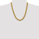 Gold (10K & 14K) Semi-Solid Miami Cuban Chain - 10k Yellow Gold / 22 in / 9.3 mm