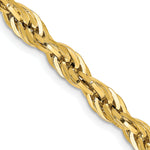 Gold (10K & 14K) Semi-Solid Rope Chain - 10k Yellow Gold / 18 in / 4.75 mm