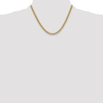 Gold (10K & 14K) Semi-Solid Miami Cuban Chain - 10k Yellow Gold / 18 in / 4.5 mm