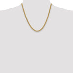 Gold (10K & 14K) Semi-Solid Miami Cuban Chain - 10k Yellow Gold / 20 in / 4.5 mm