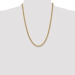 Gold (10K & 14K) Semi-Solid Miami Cuban Chain - 10k Yellow Gold / 24 in / 4.5 mm