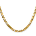 Gold (10K & 14K) Semi-Solid Miami Cuban Chain - 10k Yellow Gold / 18 in / 5.25 mm