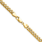 Gold (10K & 14K) Semi-Solid Miami Cuban Chain - 10k Yellow Gold / 18 in / 5.25 mm