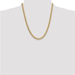 Gold (10K & 14K) Semi-Solid Miami Cuban Chain - 10k Yellow Gold / 22 in / 5.25 mm