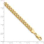 Gold (10K & 14K) Semi-Solid Miami Cuban Chain Bracelet - 10k Yellow Gold / 7 in / 5.25 mm