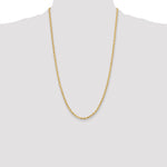 Gold (10K & 14K) Semi-Solid Rope Chain - 10k Yellow Gold / 26 in / 3.5 mm