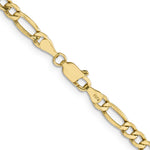 Gold (10K & 14K) Semi-Solid Figaro Chain - 10k Yellow Gold / 16 in / 4.4 mm