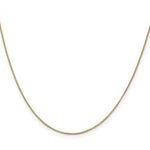Gold (10K & 14K) Box Chain - 10k Yellow Gold / 16 in / 0.7 mm, Lobster
