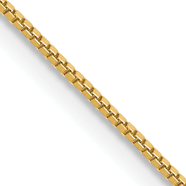 Gold (10K & 14K) Box Chain - 10k Yellow Gold / 16 in / 0.7 mm, Lobster