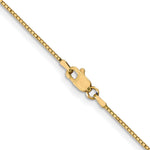 Gold (10K & 14K) Box Chain - 10k Yellow Gold / 16 in / 0.9 mm, Lobster