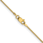 Gold (10K & 14K) Box Chain - 10k Yellow Gold / 16 in / 0.95 mm