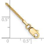 Gold (10K & 14K) Box Chain Bracelet - 10k Yellow Gold / 7 in / 1 mm