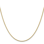 Gold (10K & 14K) Box Chain - 10k Yellow Gold / 16 in / 1.05 mm