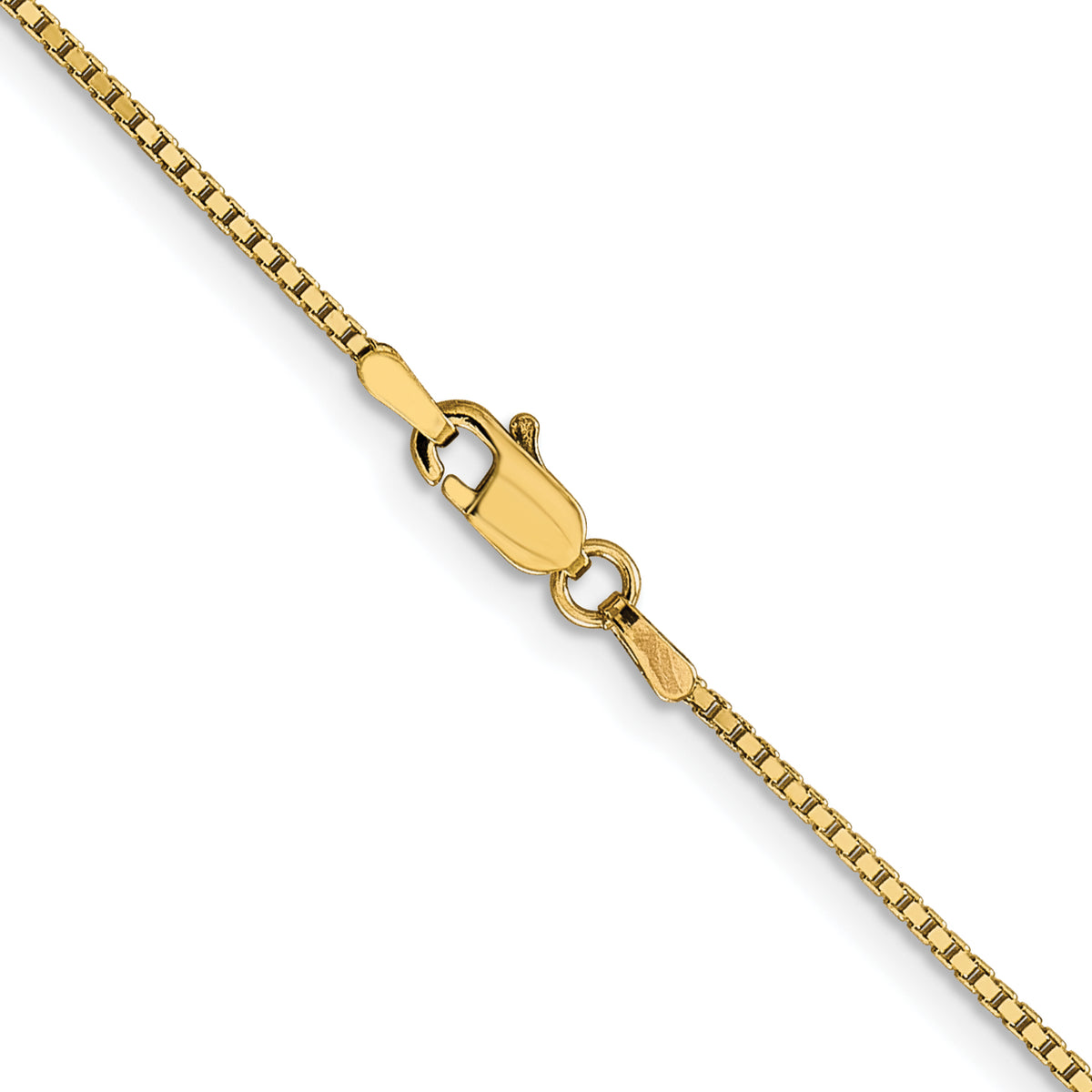 Gold (10K & 14K) Box Chain - 10k Yellow Gold / 16 in / 1.05 mm