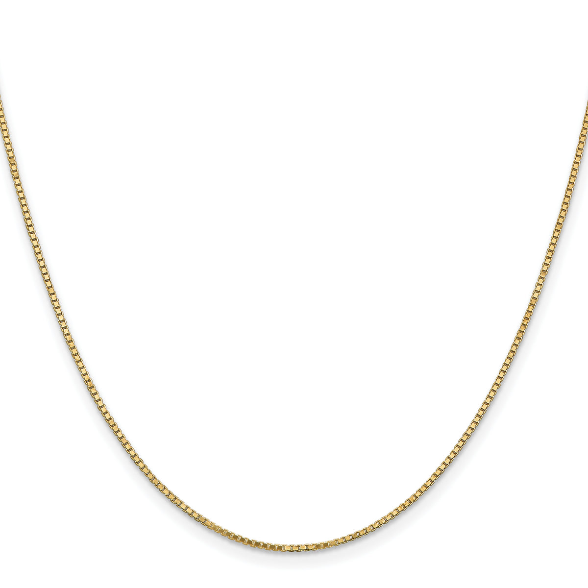 Gold (10K & 14K) Box Chain - 10k Yellow Gold / 16 in / 1.1 mm