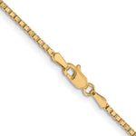 Gold (10K & 14K) Box Chain - 10k Yellow Gold / 16 in / 1.5 mm