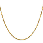 Gold (10K & 14K) Box Chain - 10k Yellow Gold / 18 in / 1.9 mm