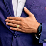 Men's Eagle Ring - 10k Gold with White Rhodium