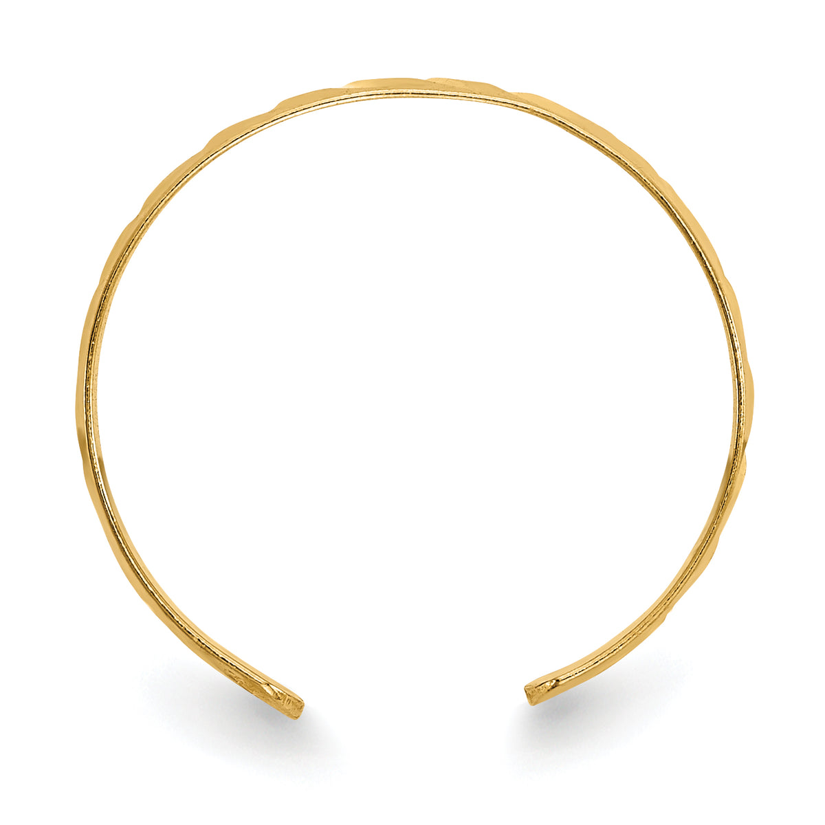 Gold Polished Toe Ring - 10k Yellow Gold