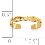 Gold Polished Toe Ring - 10k Yellow Gold
