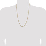 Gold (10K & 14K) Semi-Solid Diamond-Cut Rope Chain - 10k Yellow Gold / 26 in / 2 mm
