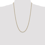 Gold (10K & 14K) Semi-Solid Diamond-Cut Rope Chain - 10k Yellow Gold / 26 in / 2.25 mm