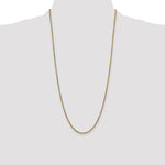 Gold (10K & 14K) Semi-Solid Diamond-Cut Rope Chain - 10k Yellow Gold / 28 in / 2.25 mm