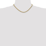Gold (10K & 14K) Semi-Solid Diamond-Cut Rope Chain - 10k Yellow Gold / 16 in / 2.5 mm