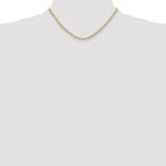 Gold (10K & 14K) Semi-Solid Diamond-Cut Rope Chain - 10k Yellow Gold / 16 in / 3 mm