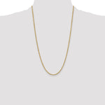 Gold (10K & 14K) Semi-Solid Diamond-Cut Rope Chain - 10k Yellow Gold / 26 in / 3 mm