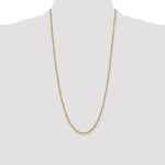 Gold (10K & 14K) Semi-Solid Diamond-Cut Rope Chain - 10k Yellow Gold / 28 in / 3 mm