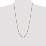Gold (10K & 14K) Semi-Solid Diamond-Cut Rope Chain - 10k Yellow Gold / 28 in / 3.5 mm