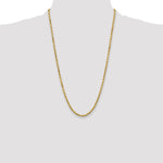 Gold (10K & 14K) Semi-Solid Diamond-Cut Rope Chain - 10k Yellow Gold / 26 in / 4 mm