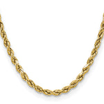 Gold (10K & 14K) Semi-Solid Diamond-Cut Rope Chain - 10k Yellow Gold / 16 in / 4.9 mm