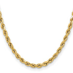 Gold (10K & 14K) Semi-Solid Diamond-Cut Rope Chain - 10k Yellow Gold / 16 in / 5.5 mm