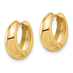 Gold Graduating Hinged Hoop Earrings - 10k Yellow Gold / 5.5 mm