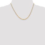 Gold (10K & 14K) Flat Beveled Curb Chain - 10k Yellow Gold / 18 in / 2.2 mm