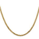 Gold (10K & 14K) Flat Beveled Curb Chain - 10k Yellow Gold / 16 in / 2.9 mm