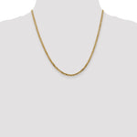 Gold (10K & 14K) Flat Beveled Curb Chain - 10k Yellow Gold / 20 in / 2.9 mm