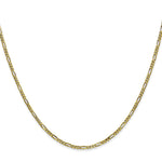 Gold (10K & 14K) Flat Figaro Chain - 10k Yellow Gold / 16 in / 1.75 mm