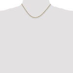 Gold (10K & 14K) Flat Figaro Chain - 10k Yellow Gold / 16 in / 1.75 mm