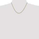Gold (10K & 14K) Flat Figaro Chain - 10k Yellow Gold / 18 in / 1.75 mm