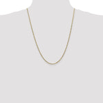 Gold (10K & 14K) Flat Figaro Chain - 10k Yellow Gold / 24 in / 1.75 mm