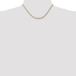 Gold (10K & 14K) Flat Figaro Chain - 10k Yellow Gold / 16 in / 2.75 mm