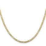 Gold (10K & 14K) Flat Figaro Chain - 10k Yellow Gold / 16 in / 3 mm