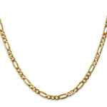 Gold (10K & 14K) Flat Figaro Chain - 10k Yellow Gold / 16 in / 4 mm